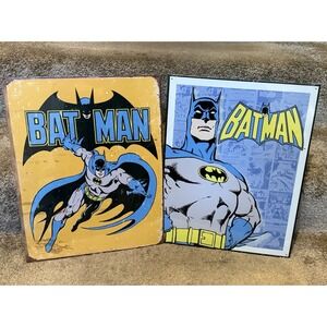Batman Retro Vintage Style Tin Metal Sign Man Cave Garage Decor 12.5 X‎ 16  Two